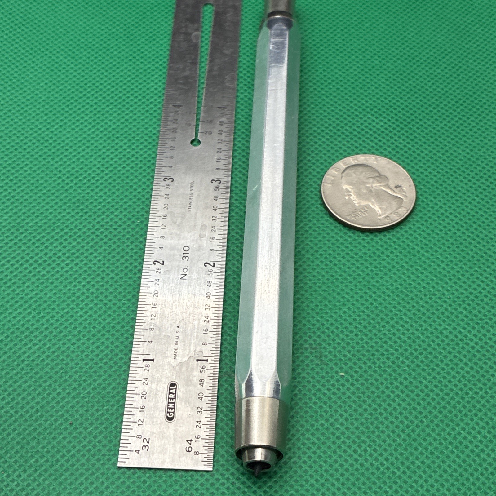 Vintage mechanical clutch pencil aluminum 5.6mm sketch pencil JUMBO
