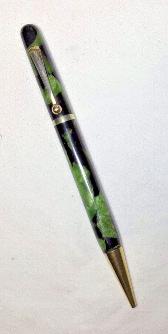 The Moore Pen Company Mechanical Pencil Green And Black Excellent Condition