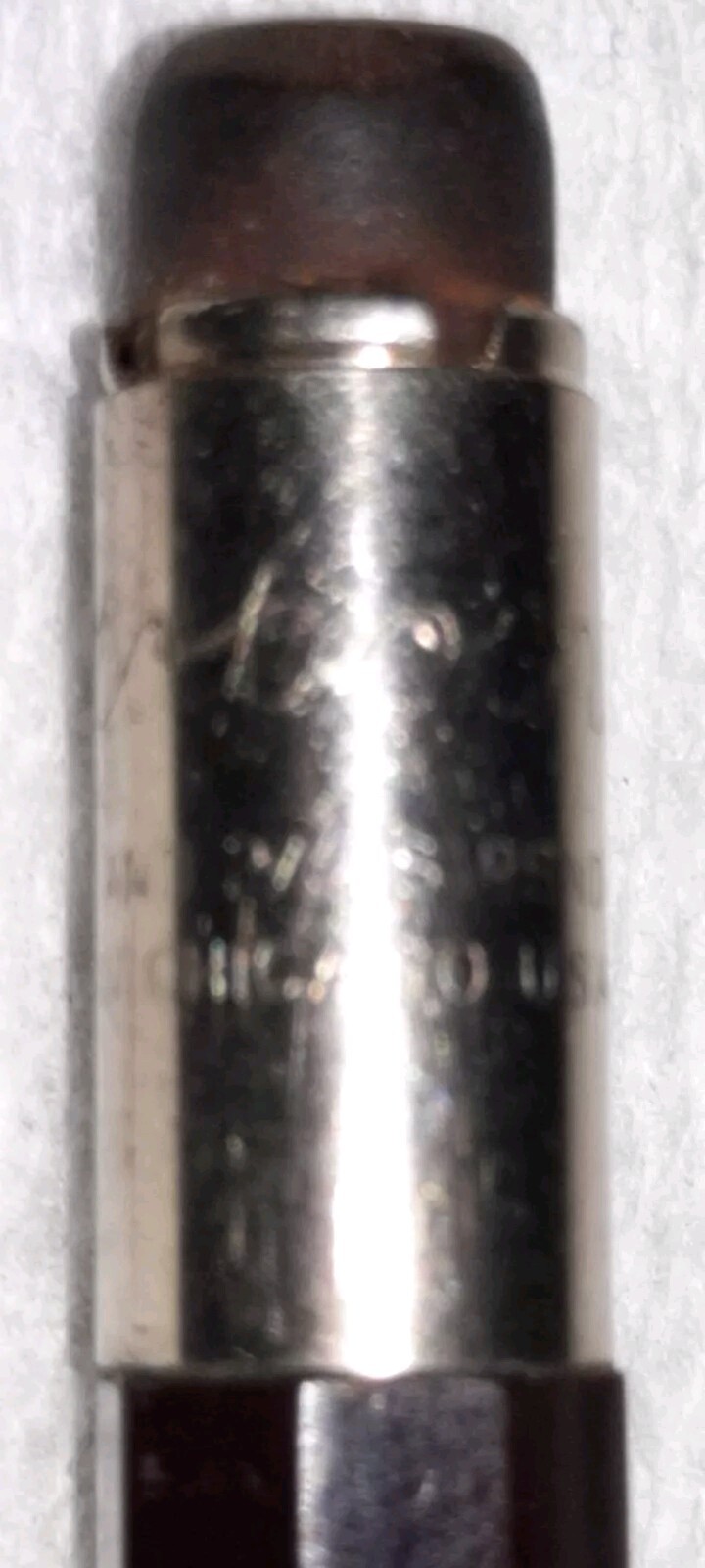 “AUTOPOINT…*For Real Thin Lead Only” Brown & Black/Chrome Trim Working Pencil