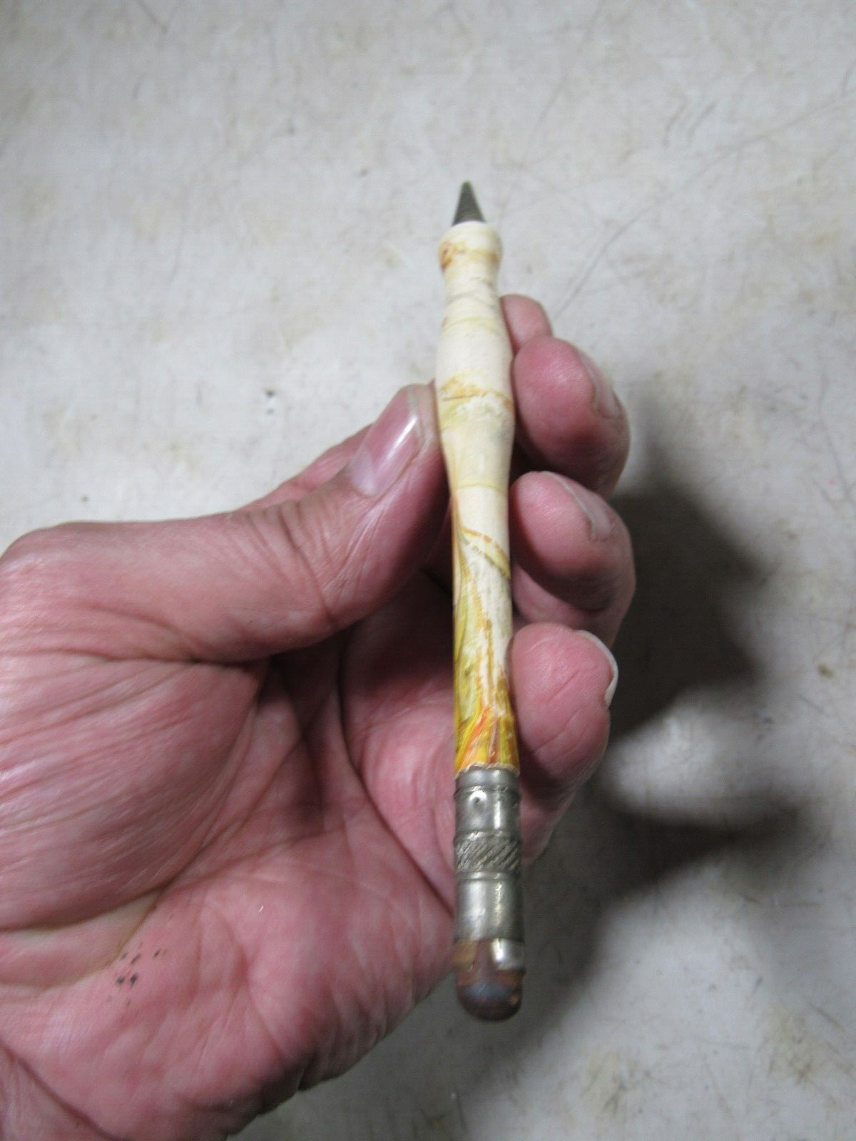 Vintage/Antique Zaner-Bloser Wooden Multicolor Design Mechanical Pencil Works
