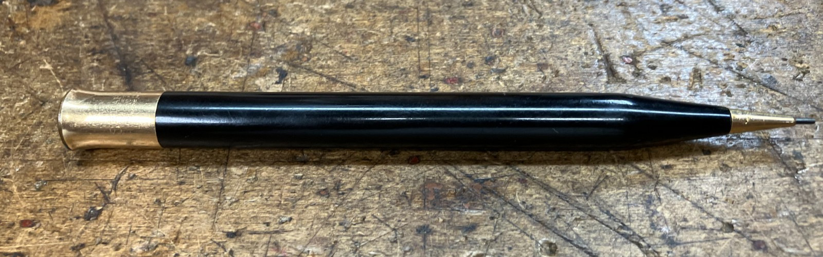 Late 1920s Sheaffer’s Oversize Flat Top Pencil with Gold-Filled Trim