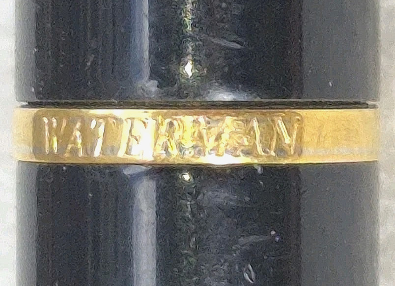 “WATERMAN * France” Black with Polished Brass Trim Working Mech Pencil