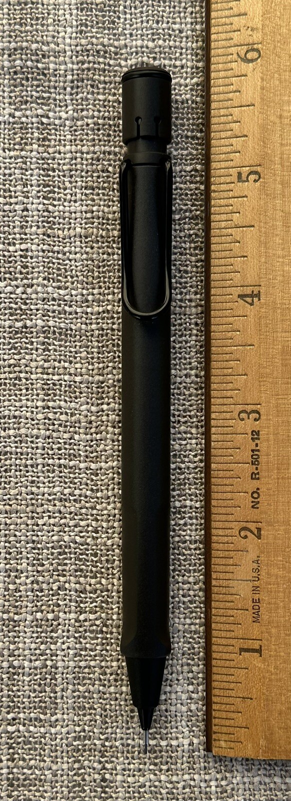 Nice LAMY Safari Pencil, Charcoal Barrel w/Black Trim, Made In Germany