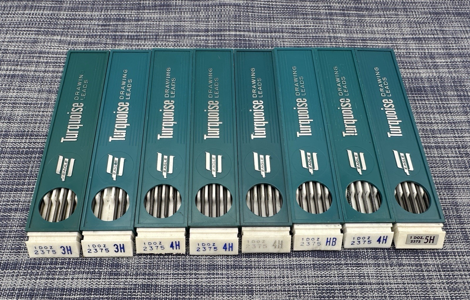Vintage Eagle Turquoise Drawing Leads Variety Mixed Lot HB, 3H, HB, 5H, 6H 60x
