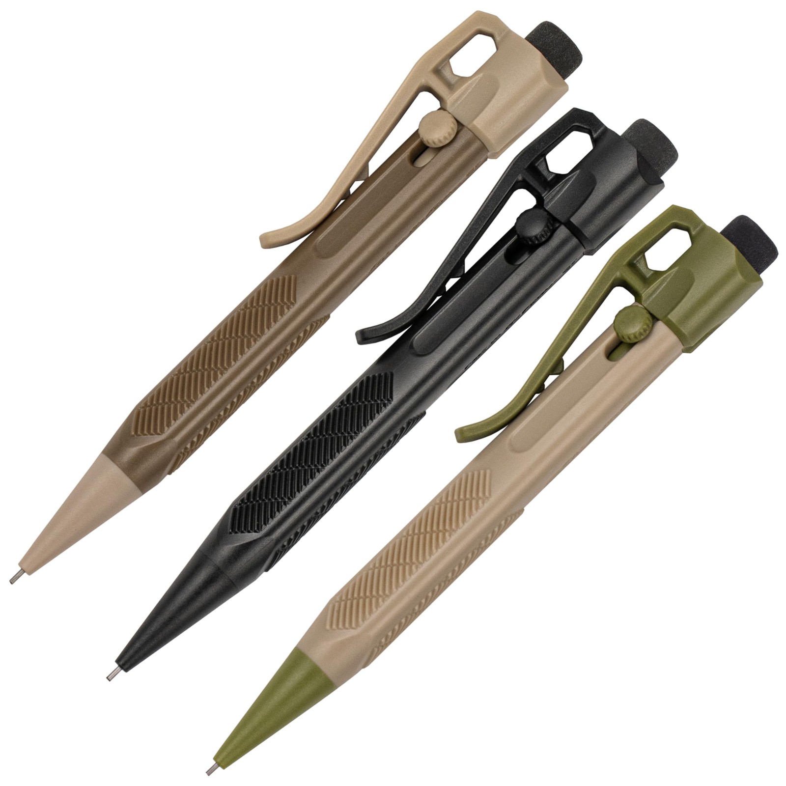 No. TAC14 Durable Weatherproof Mini SlideClick Mechanical Pencil 3 Pack