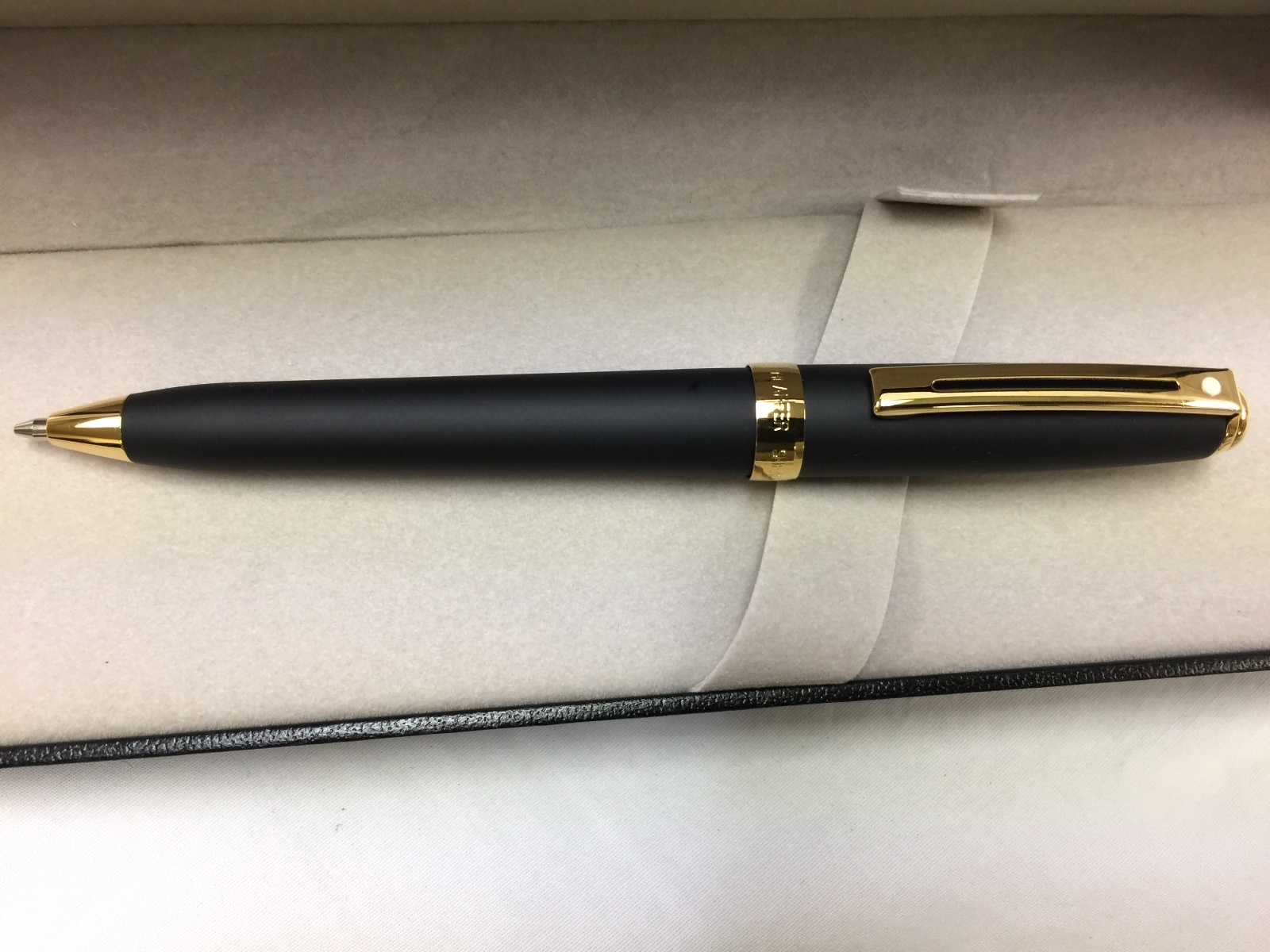 Sheaffer Prelude Matte Black w/22K Gold 0.7 Pencil 100% Authentic – USA Seller
