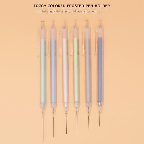 0.7mm Cute Mechanical Pencil Set 12 PCS Pastel Mechanical Pencils With 1