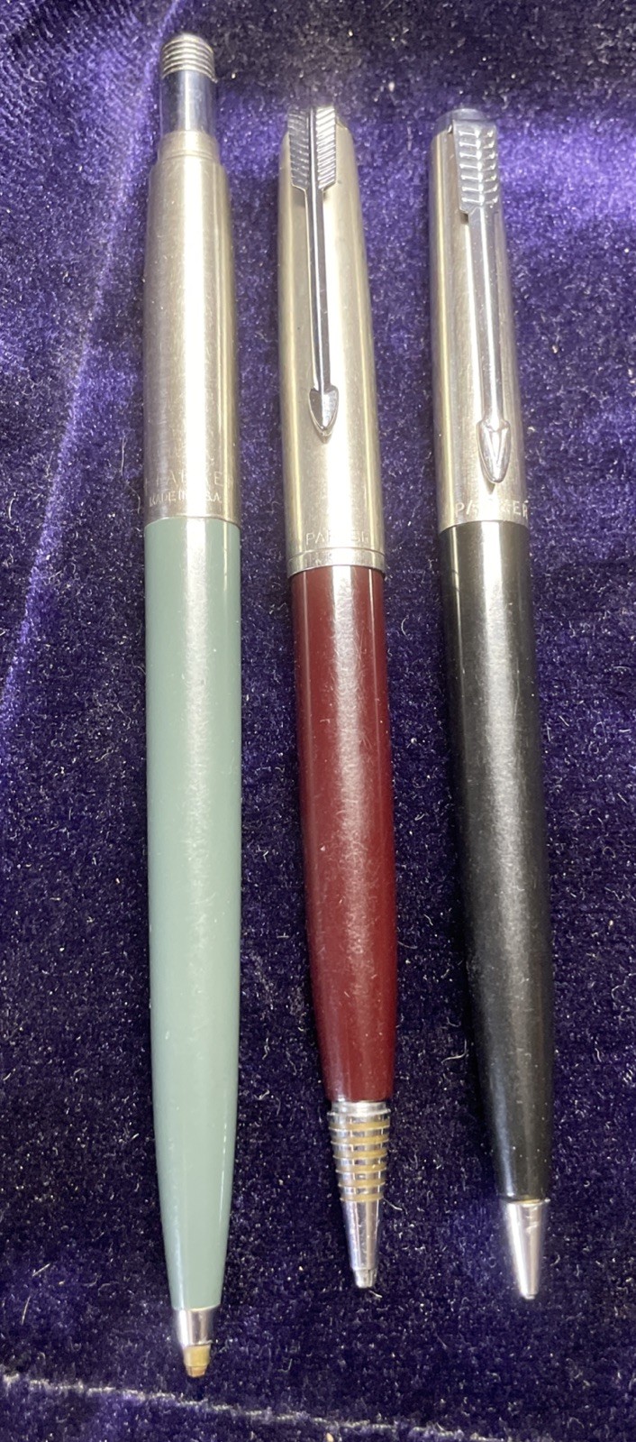 THREE VINTAGE PARKER MECHANICAL PENCILS – USA