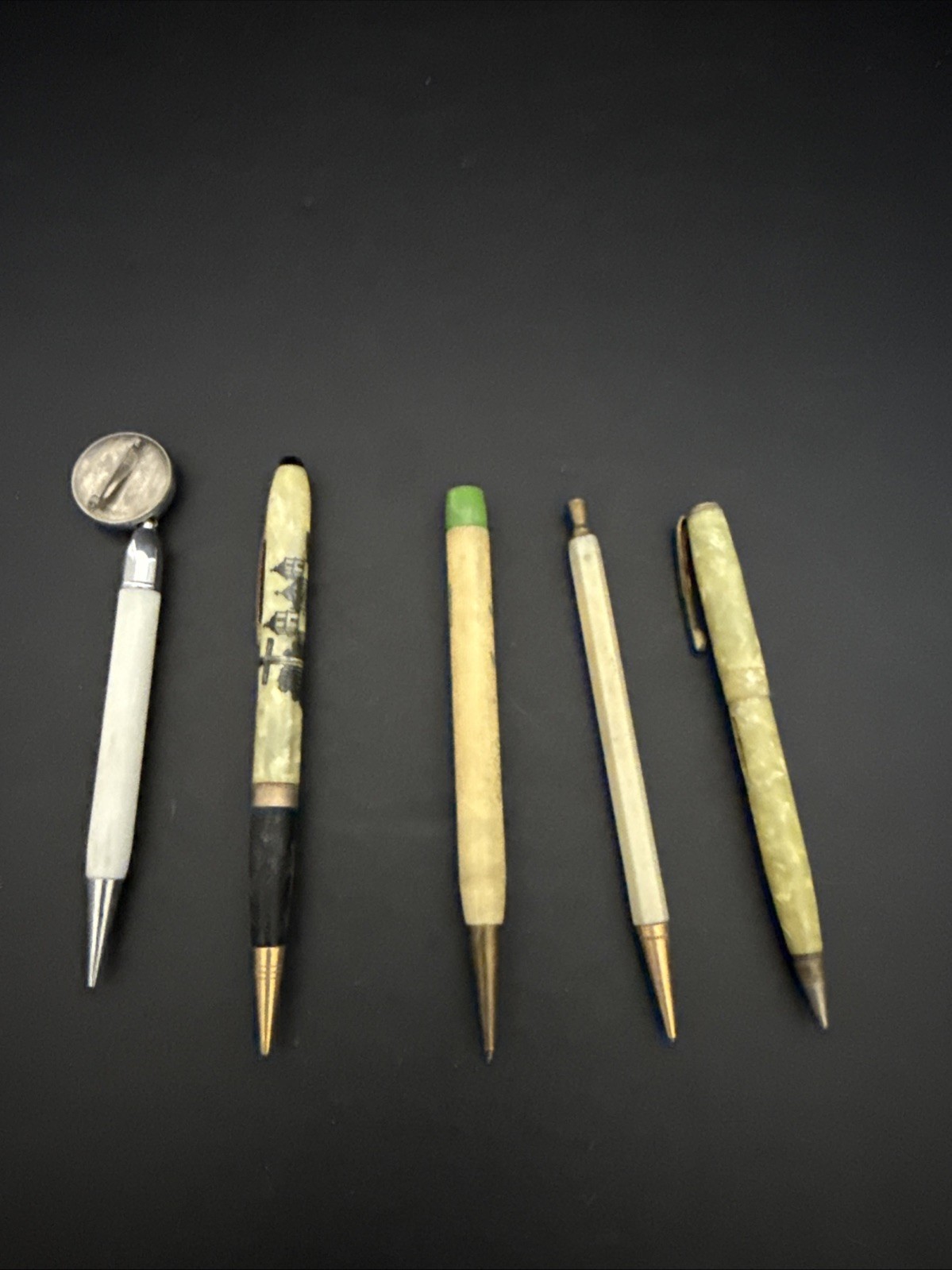 Lot of 5 Vintage Mechanical Pencils(1 Pencil/fountain Pen Combo)