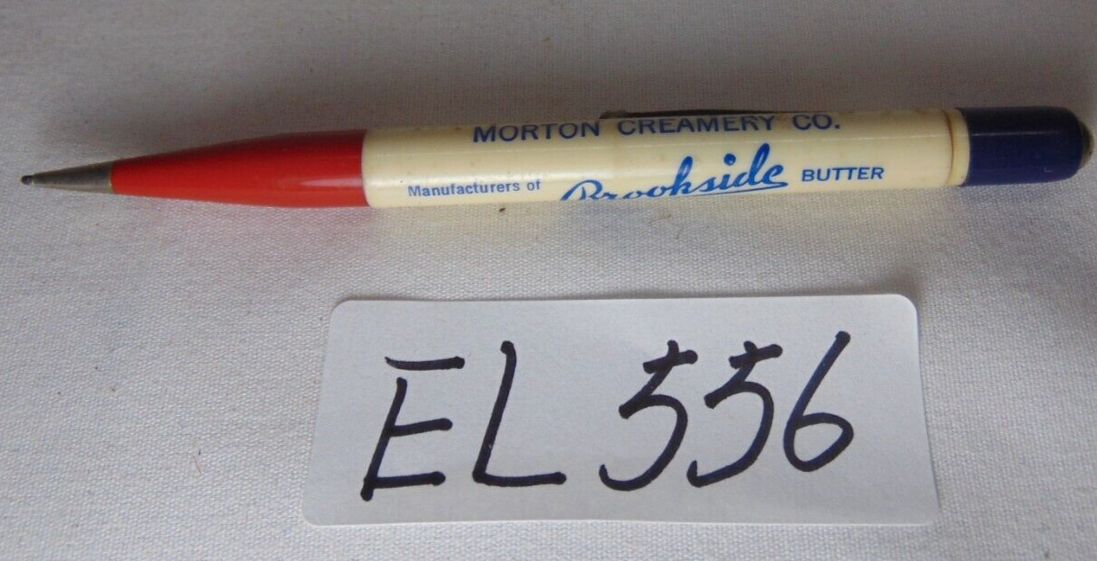Advertising Mechanical Pencil Morton Creamery Brookside Butter Morton IL Vintage