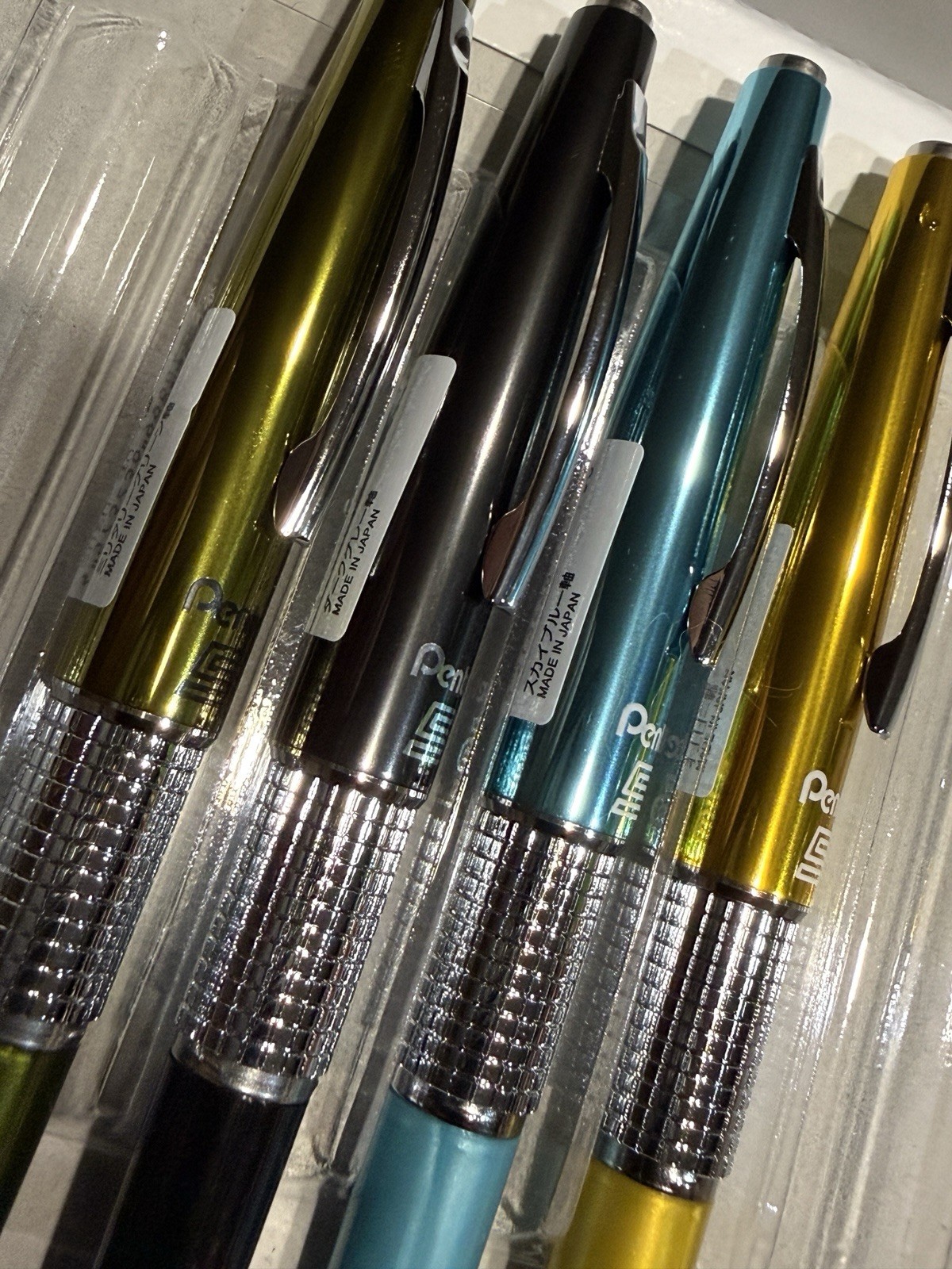 Pentel Mechanical Pencil Kerry 0.5mm Set of 4 P1035 Japan Limited Colors New