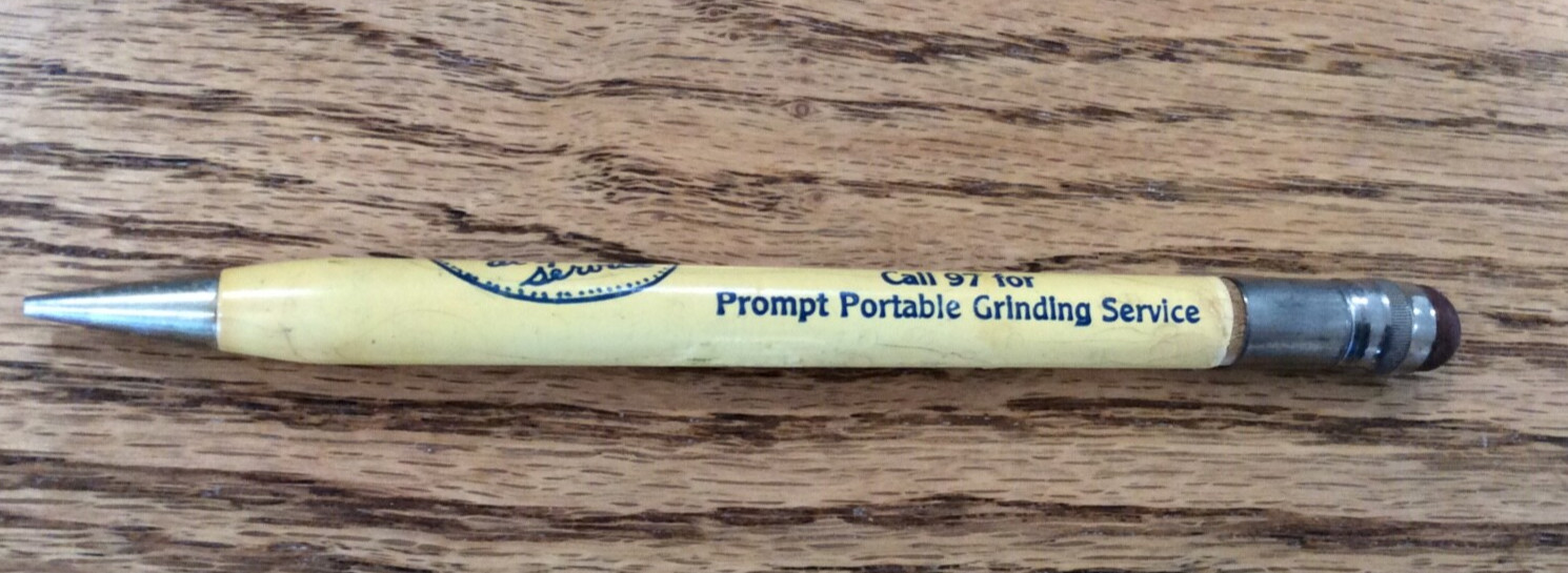 Albert Nielsen Remsen Iowa Portable Grinding Wooden Mechanical Pencil FAMILY?