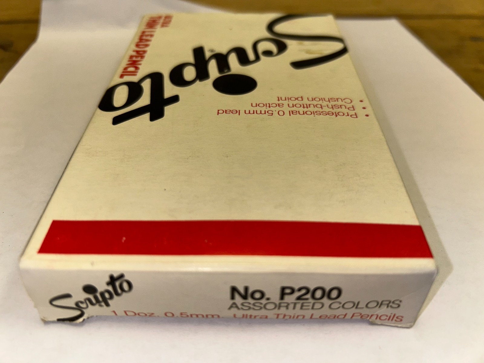 Brand New Vintage Scripto Ultra Thin Mechanical Pencil P200 Box Of 7 Multicolor