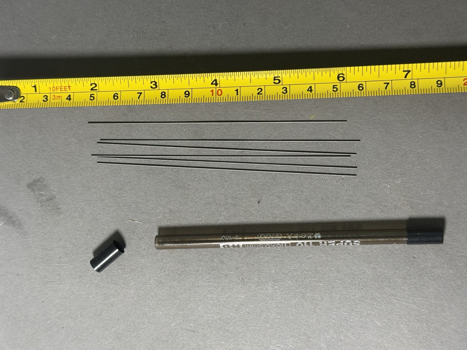 Box of Vintage Japanese Pencil Leads OHTO SUPER LONG 110mm HB 20 tubes NOS 0.5