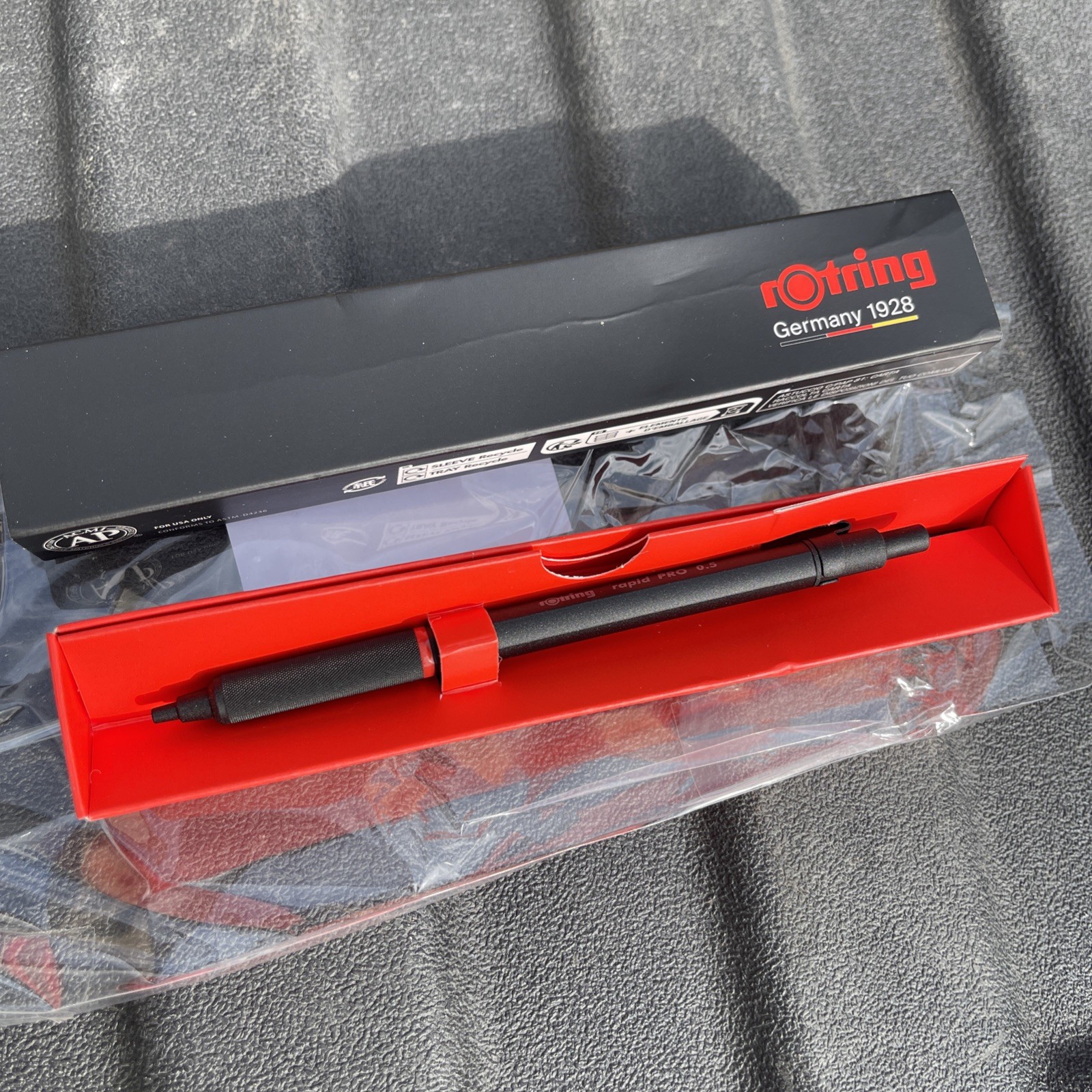 Rotring Rapid Pro Mechanical Pencil Black 0.5mm S0949350