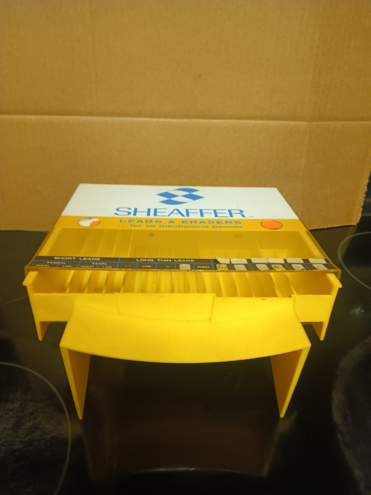 Vintage Sheaffer Leads & Erasers Mechanical Pencil Dispenser Store Display