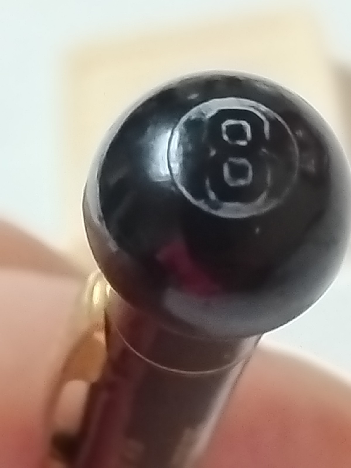 Vintage 1950s Redipoint Advertising pencil”Liquor Store” 8 Ball #D2