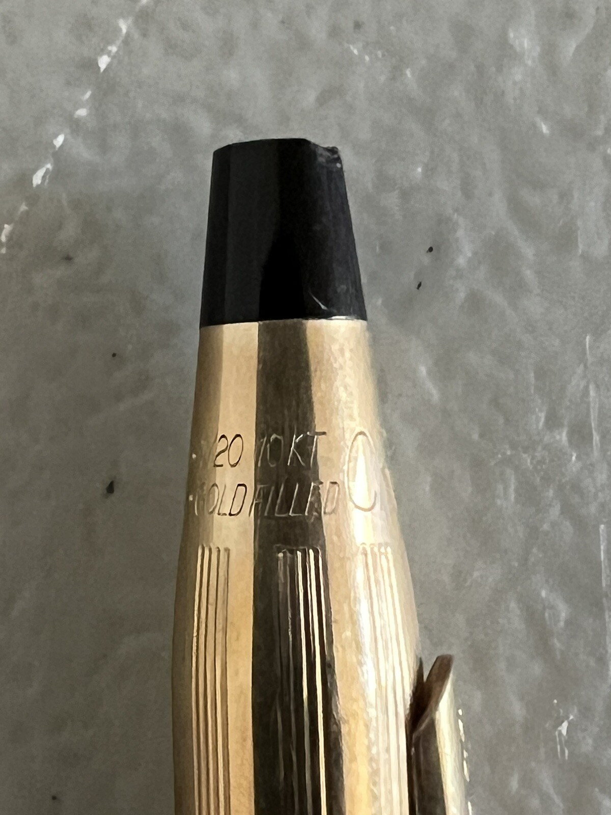Vintage Cross 1/20th 10K Gold Filled Desk Pencil & Chrome USA Pencil Lot