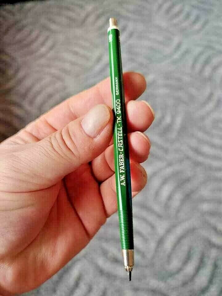 🔴Vintage A.W. FABER-CASTELL TK 9400 HB 2.0mm Drafting Mechanical Pencil 1970s🔴