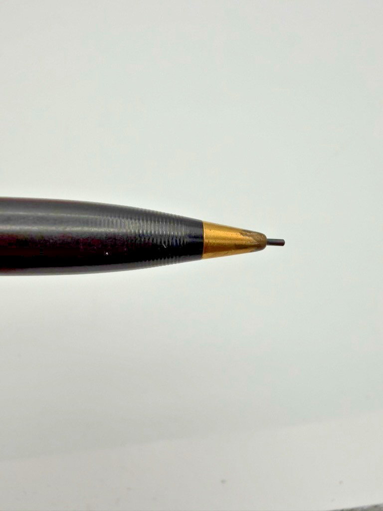 Vintage Sheaffer Mechanical Pencil Black Silver Gold Tone USA 4″