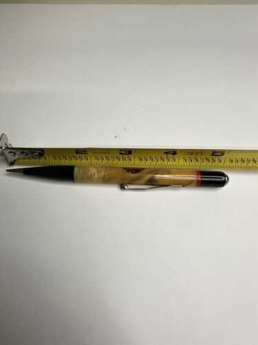 Antique Art Deco bakelite butterscotch multi color mechanical Advertising Pencil