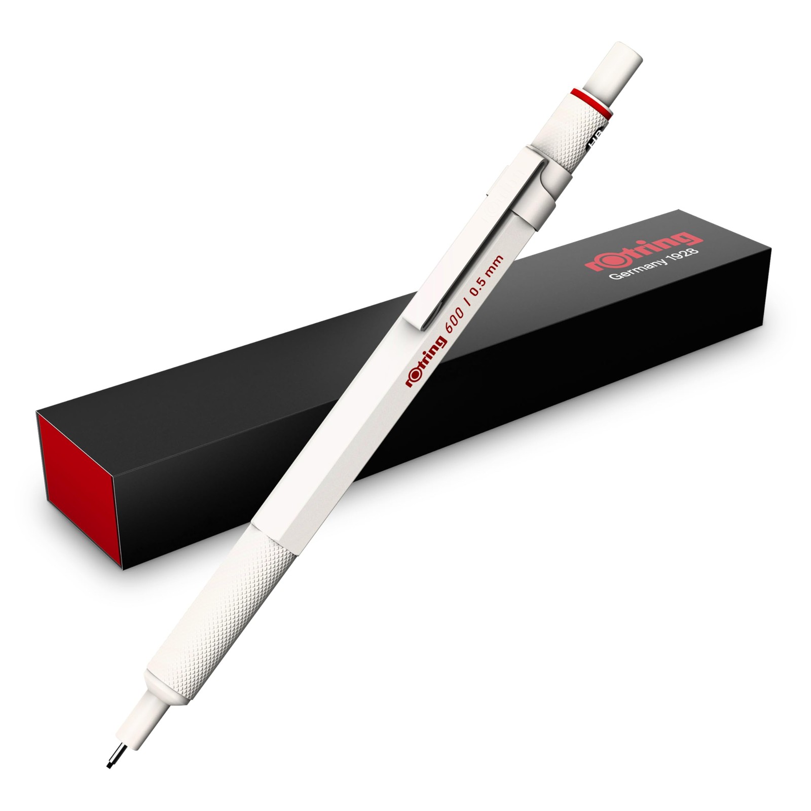 0.5mm Mechanical Pencil – Fine Writing & Drafting Tool, Pearl White Color
