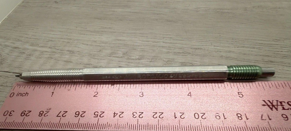 Vintage Drafting Eberhard Faber Microtomic 607 Mechanical Pencil Metal USA.