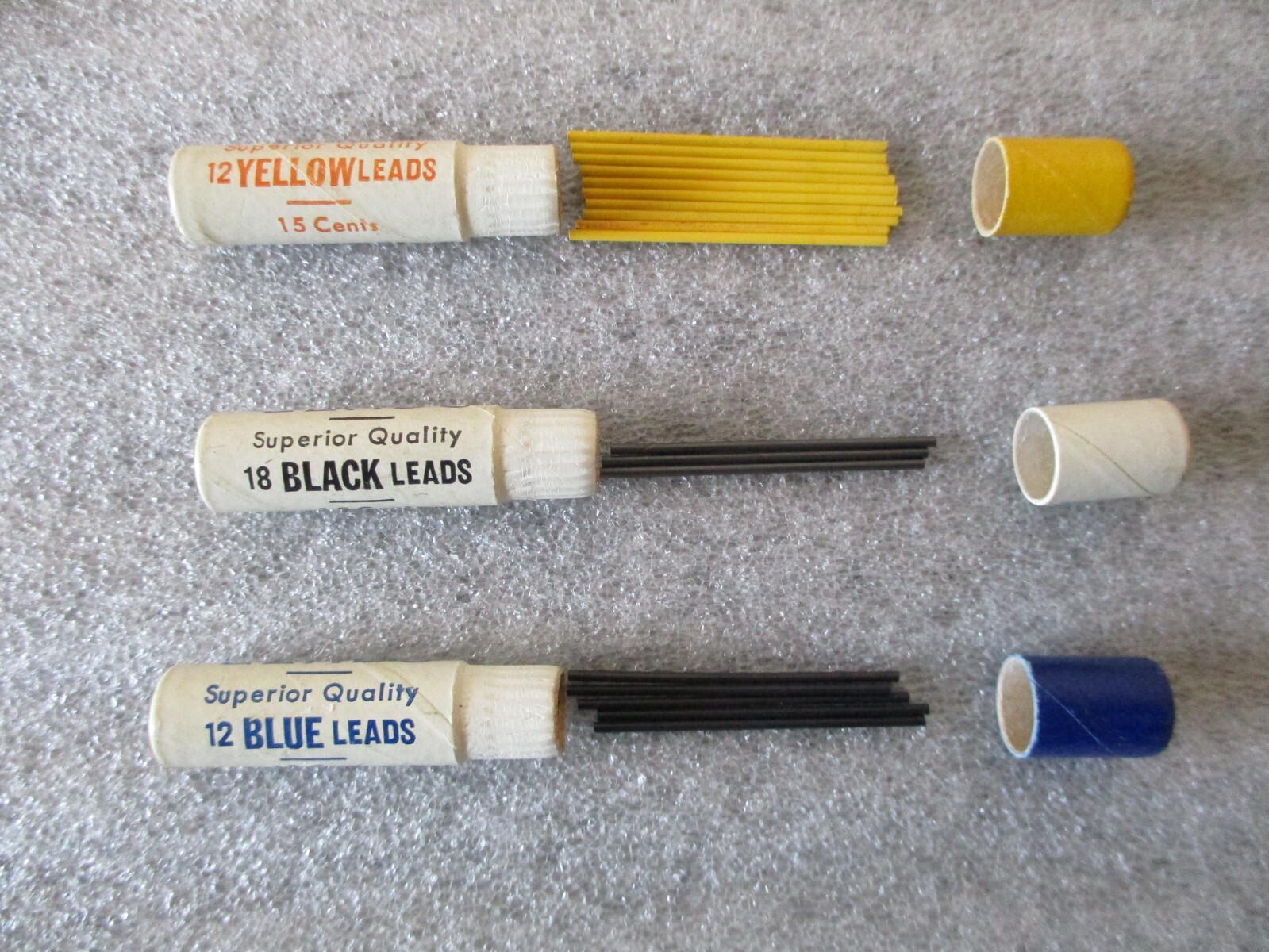 VTG ROCK ISLAND/SHAEFFERS/SCRIPTO/NORMA MECHANICAL PENCILS/PEN/LEAD/ERASERS SET