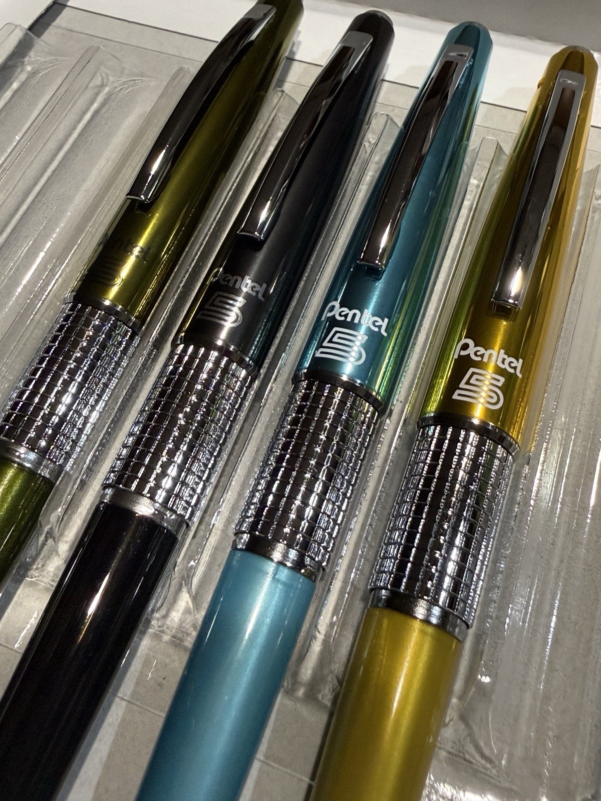 Pentel Mechanical Pencil Kerry 0.5mm Set of 4 P1035 Japan Limited Colors New