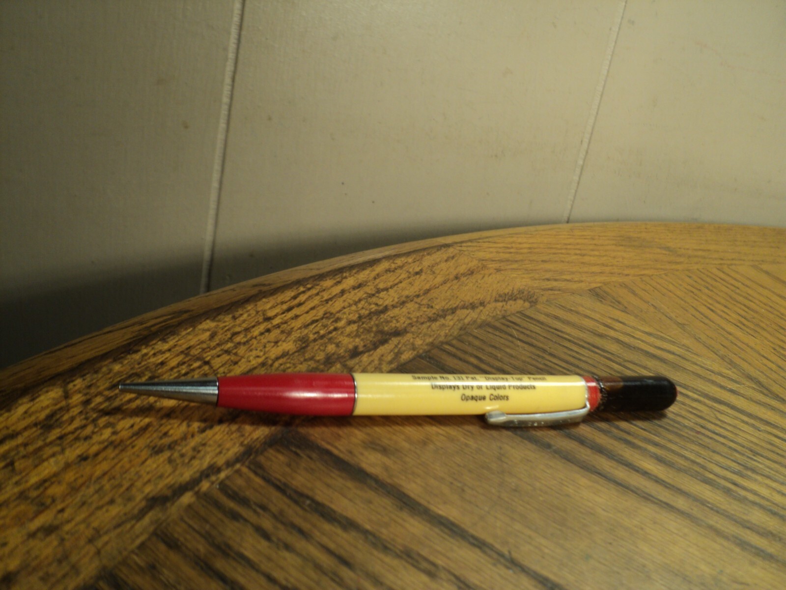 Vintage Ritepoint Mechanical Pencil Sample 131 “Display Top” 5-7/8″ Oil Cap
