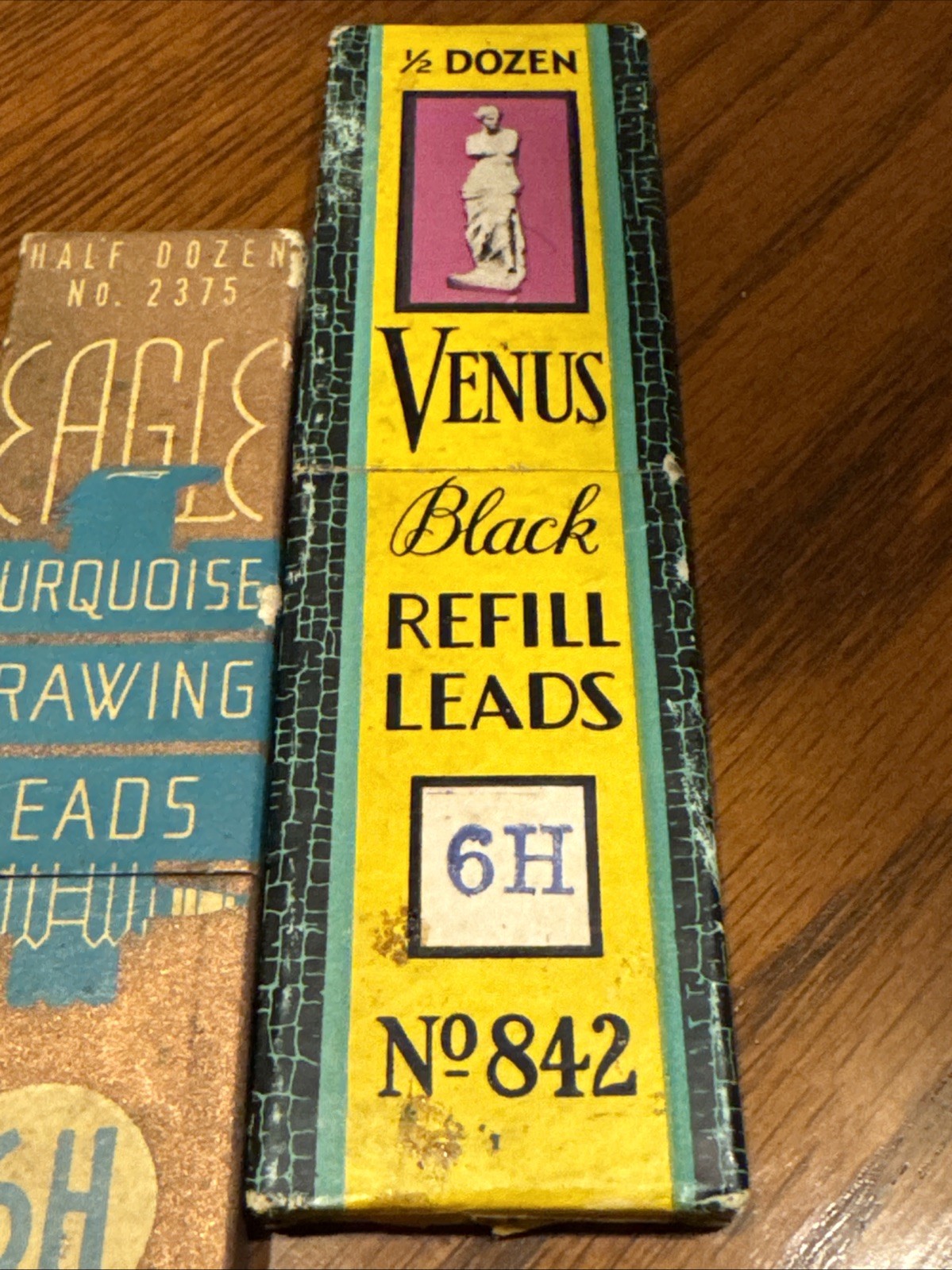 Lot of 3 Boxes of Vintage Venus, Eagle, Dixons Eldorado Lead Refills