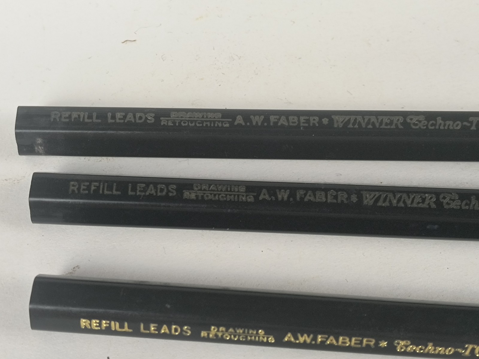 Refill Lead Leads A. W. Faber Winneer Techno Tone B F 2H New Old Stock