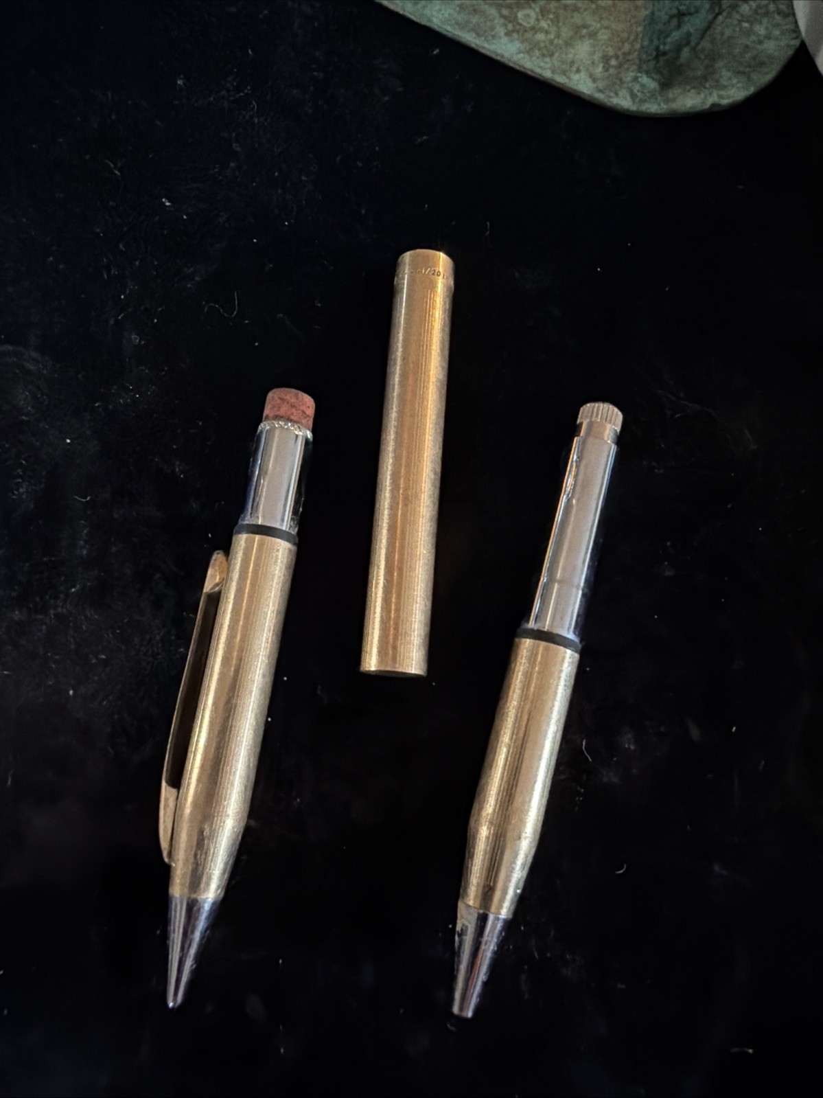 RARE-Vintage Garland Twin-O-Matic Pen / Mechanical Pencil 1/20 12KT Gold Filled