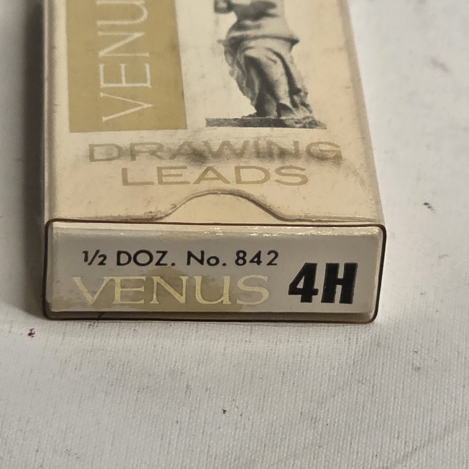 Venus 4H Drawing Leads Vintage Box Of 6 Leads #842 In Original Case