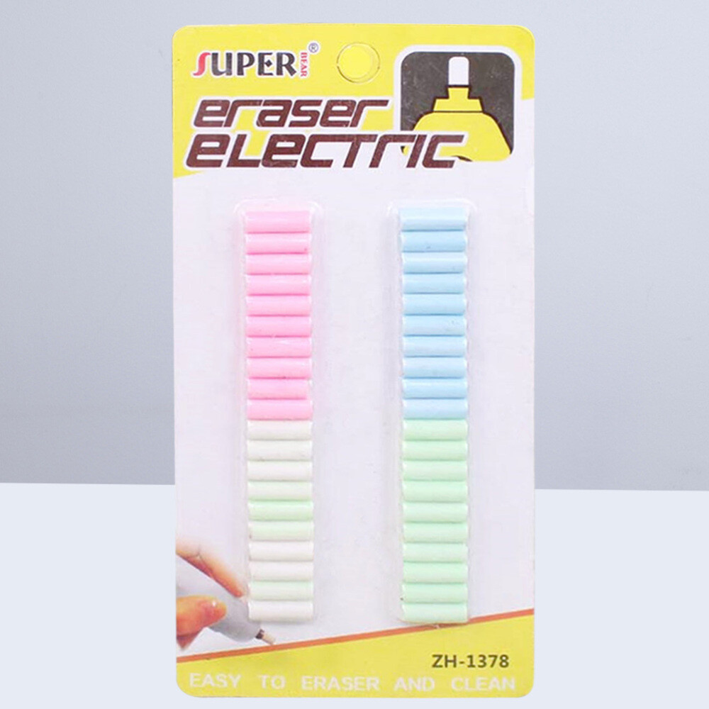 Replacement Eraser Pencil Electric Rubber Core Student Use Refill Replacements