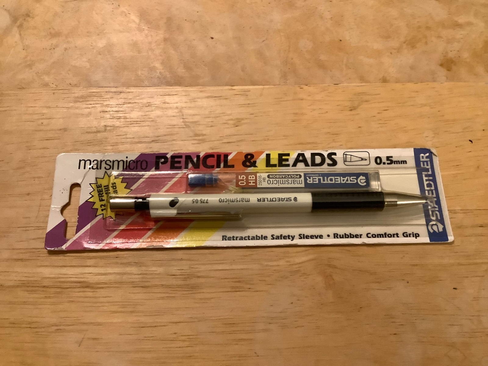Vintage Staedtler Marsmicro 775 05 White Mechanical Pencil and Leads New NIP