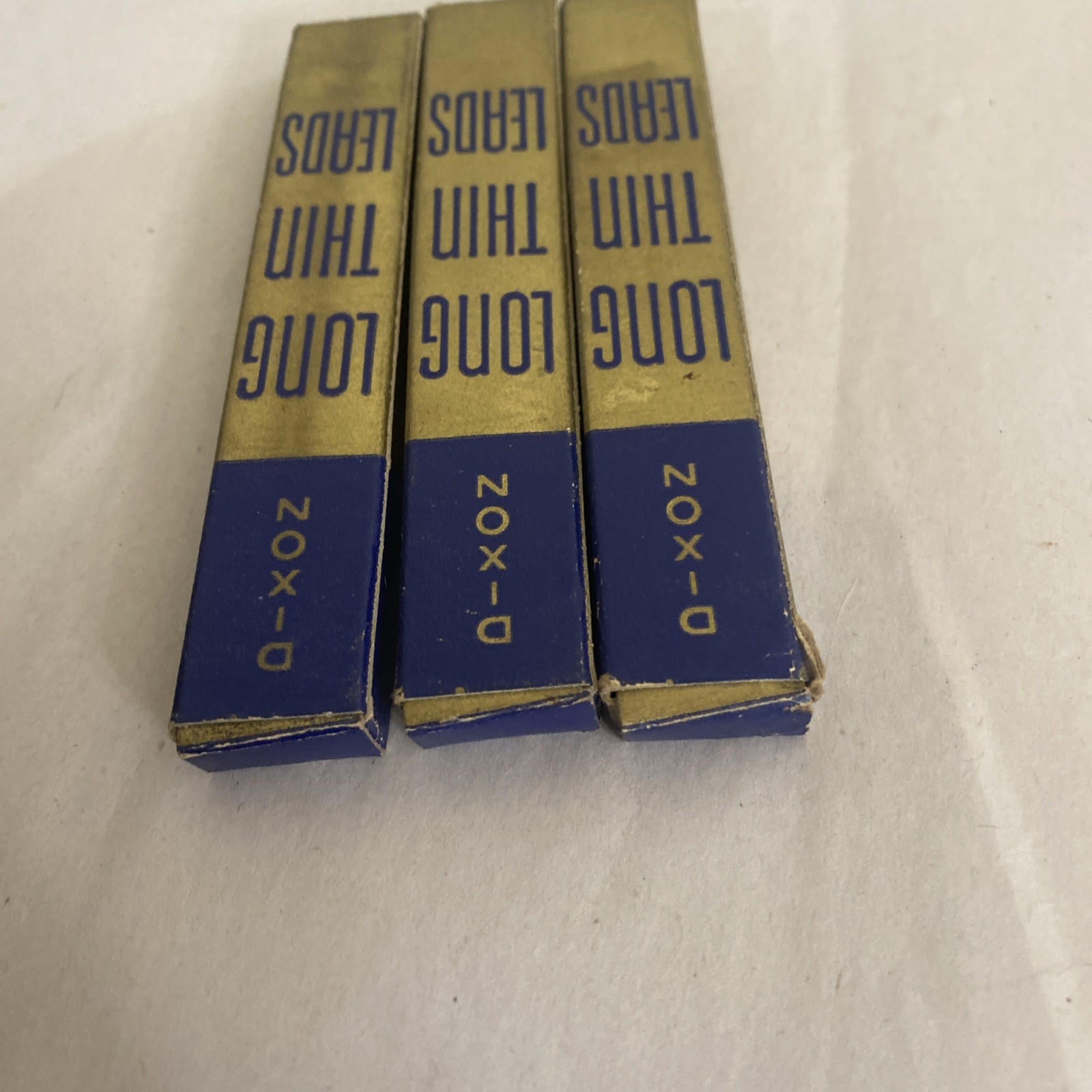 Lot of 3 Vintage DIXON 1.1mm BLUE Mechanical Pencil Lead USA