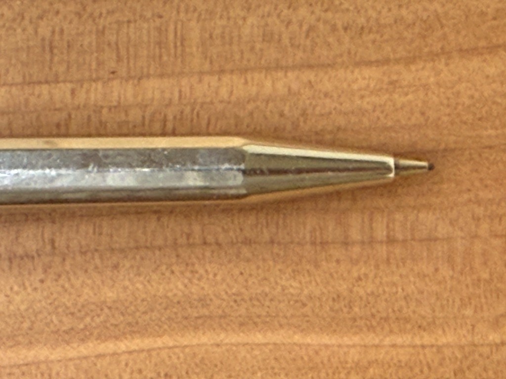 Vintage Omas 12 Side Faceted Sterling Silver Mechanical Pencil Made in Italy