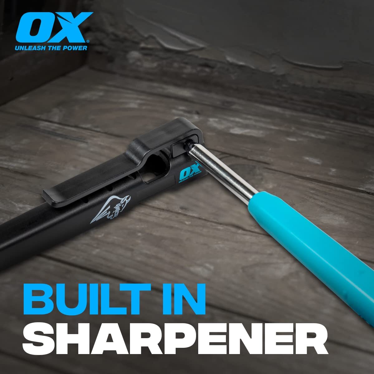 OX Tuff Carbon Marking Pencil Set 4 Piece with Built-in Sharpener 2.8mm Lead