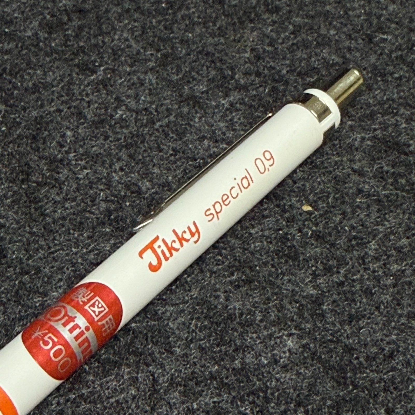 Vintage rOtring Tikky Special 0.9mm White Orange 1st Gen NOS JDM