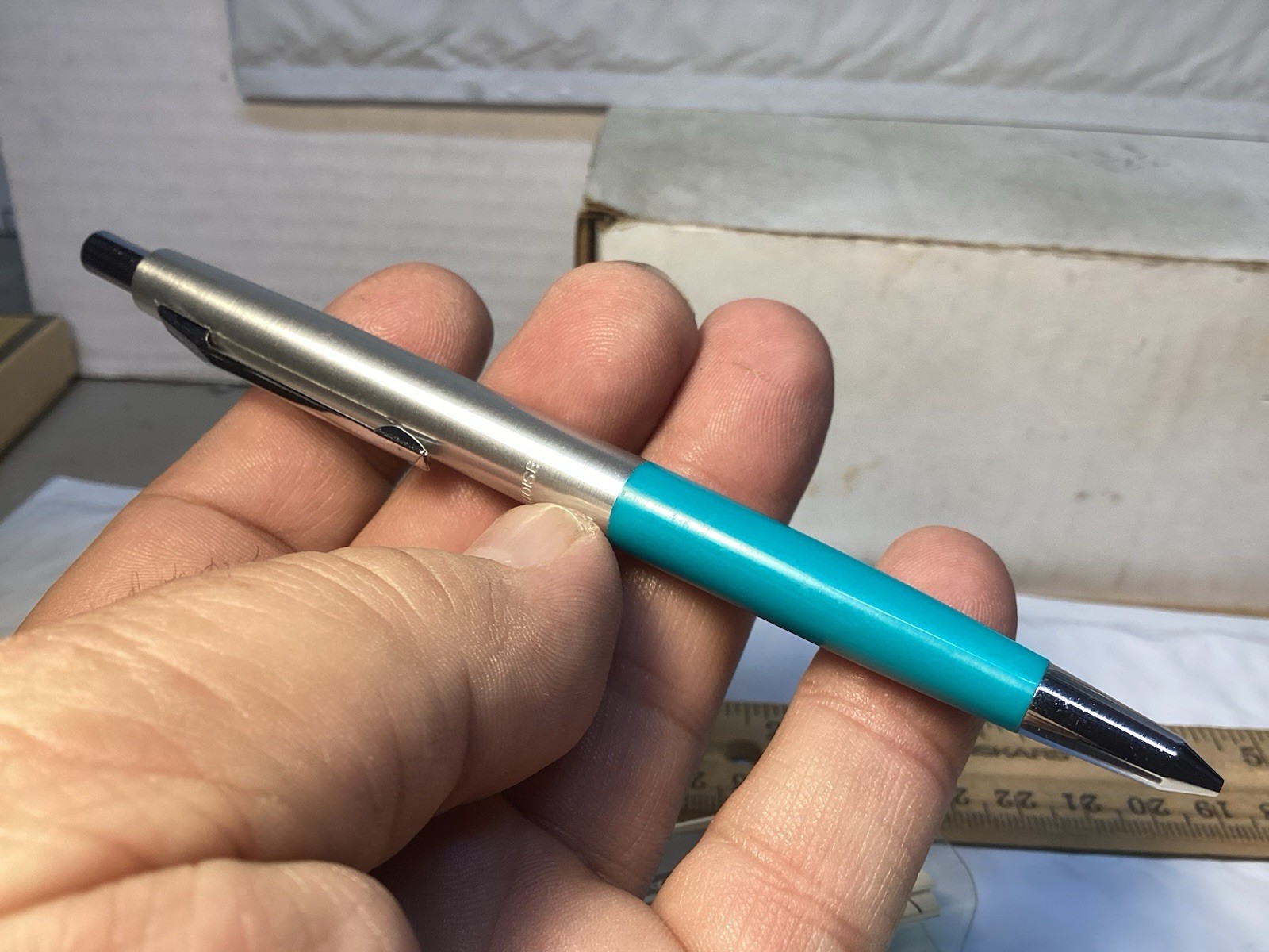 Vintage BEROL Turquoise Mechanical No. 5LH Pencil. IN BOX