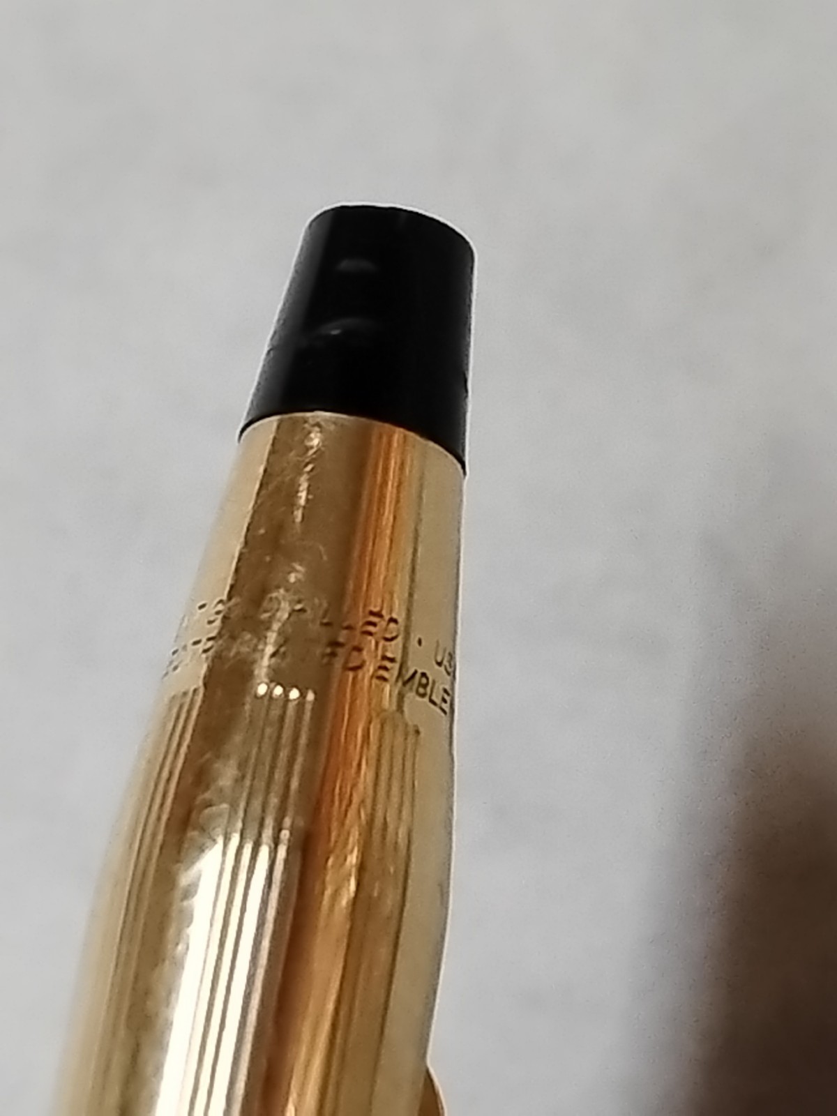 VTG Cross 1/20 10K Gold Filled Mechanical Pencil Personalized Emblem J&H #L3