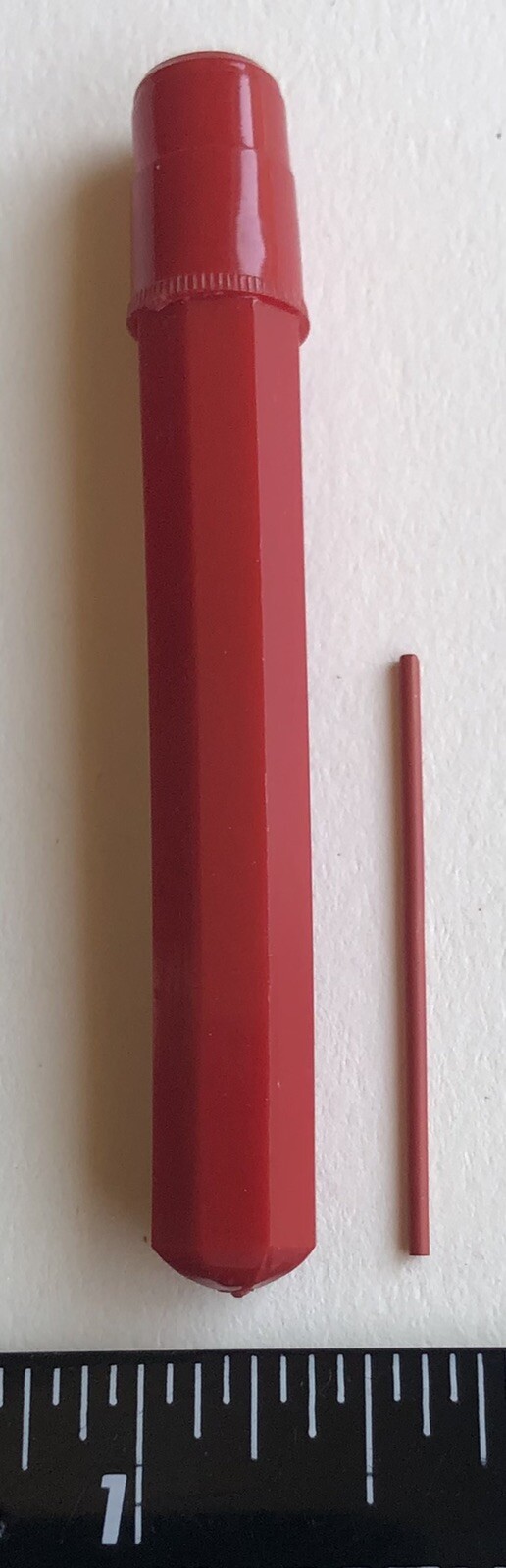 Vintage WEAREVER Mechanical Pencil Lead Red 1.18mm NOS 12pk Bakelite Tube USA