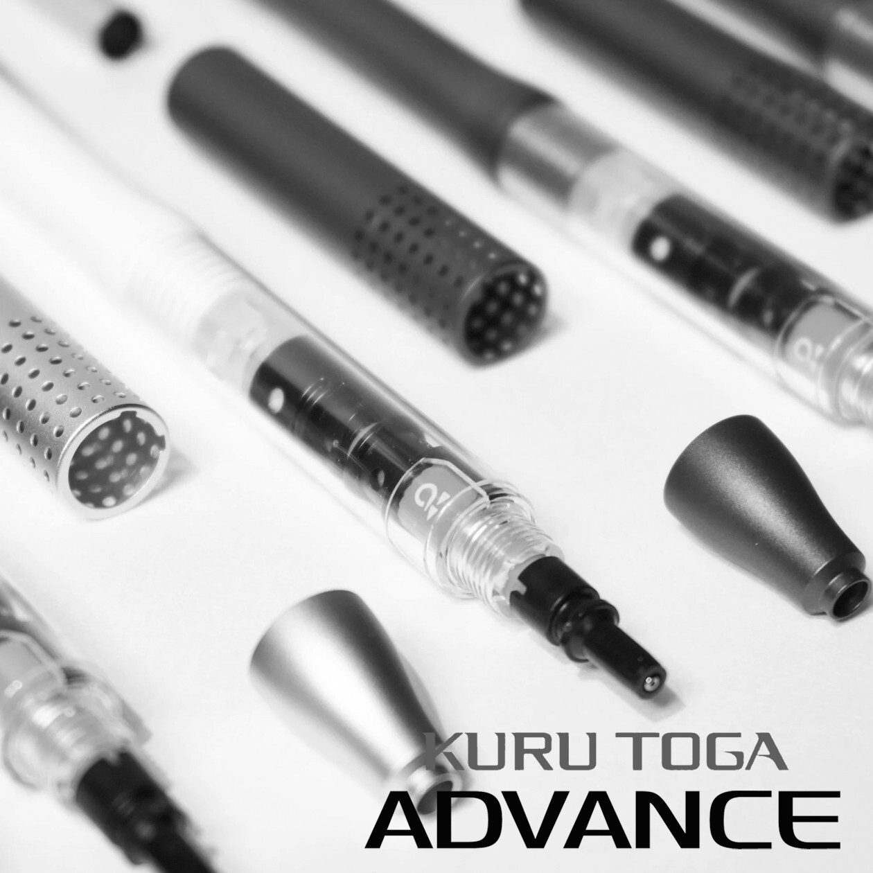 MItsubishi Uni-Ball KURU TOGA ADVANCE Mechanical Pencil (0.5mm) White Japan Made