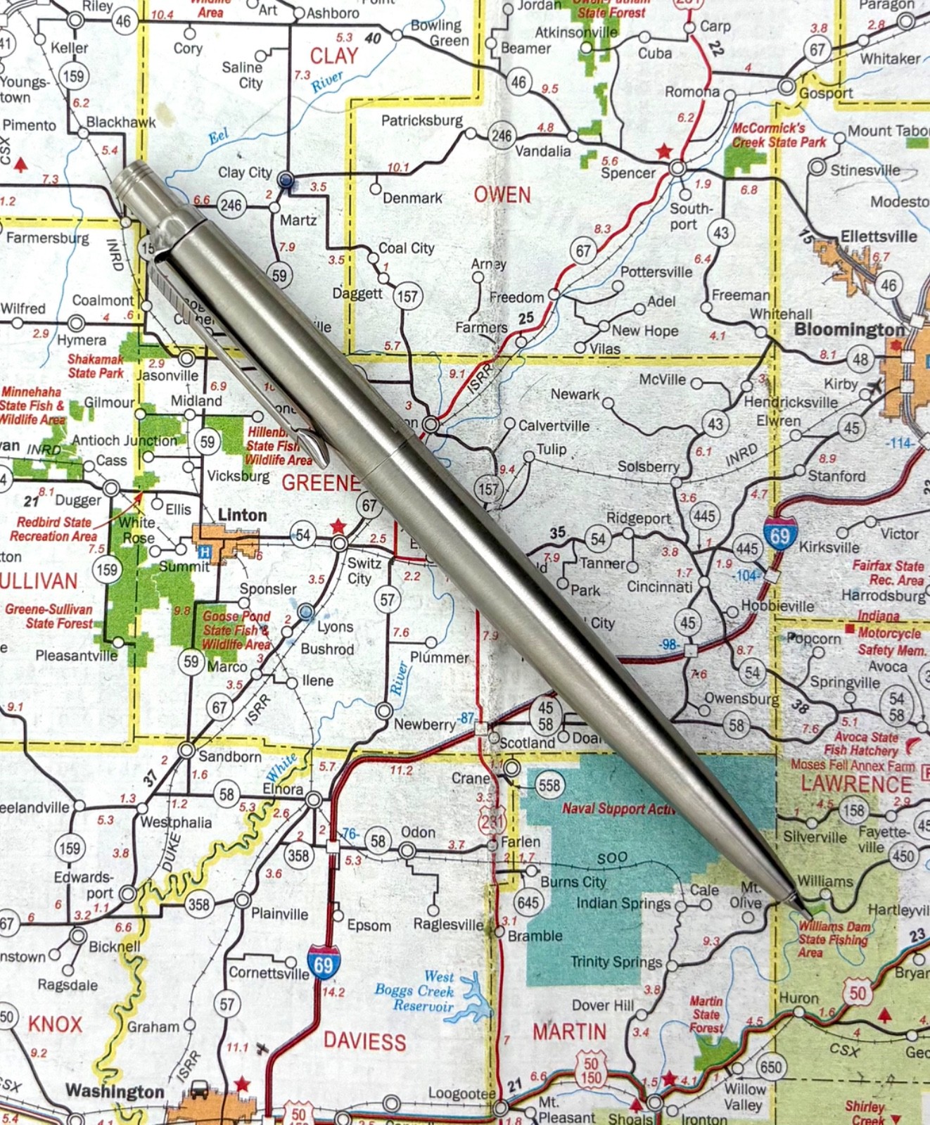 Parker Vintage Stainless Steel Jotter (“flighter”) 0.5mm Pencil – working