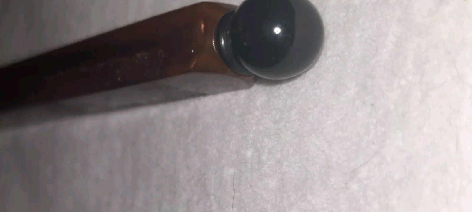 Unmarked BAKELITE? Brown & Black Square Working Mech Pencil
