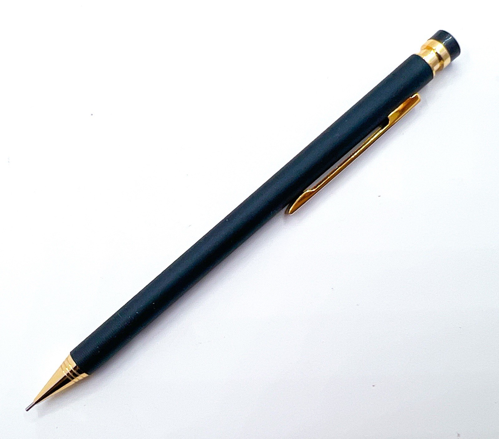 Platinum Sure Point Mechanical Pencil 0.5 mm Matt Black Push Cap Functional L