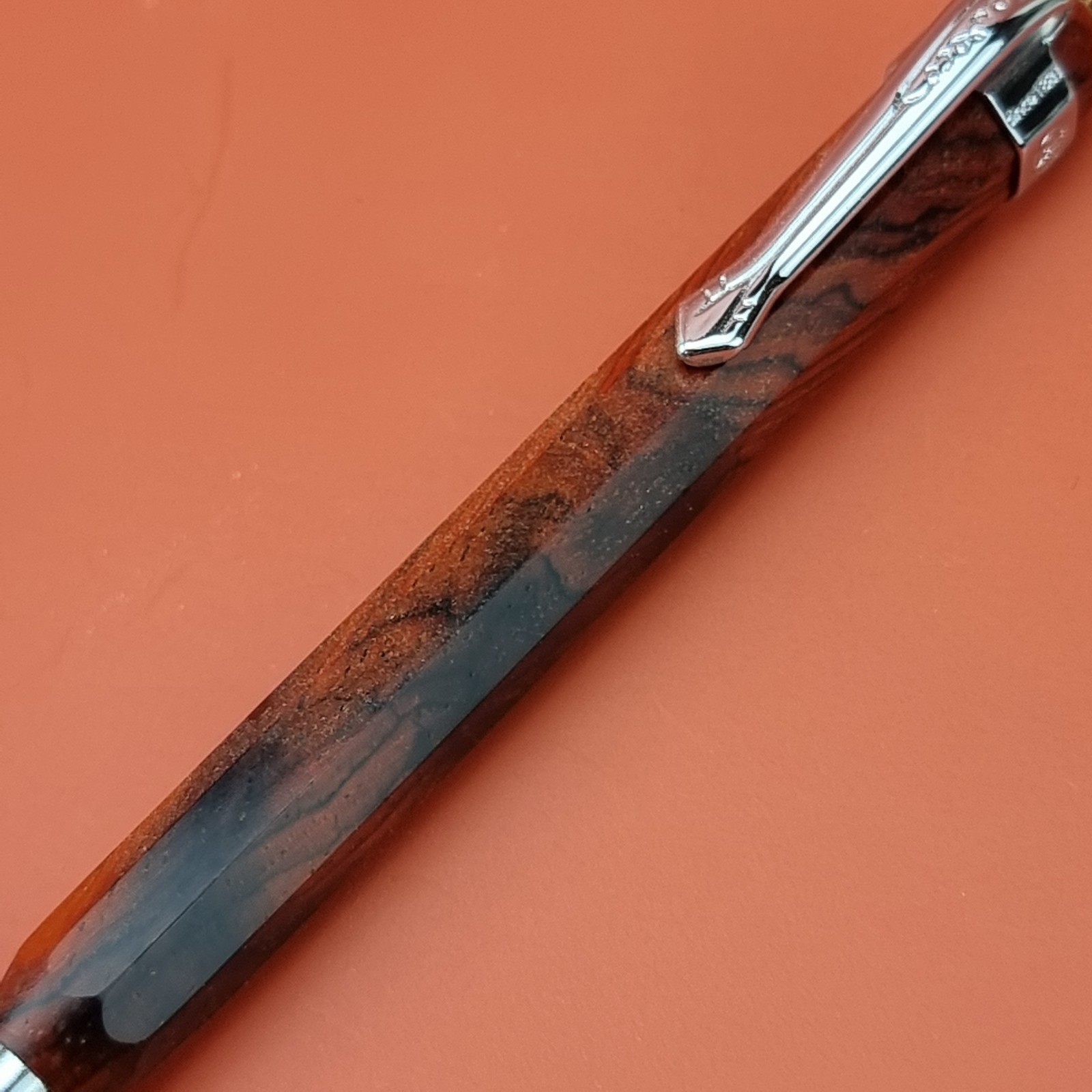 Hand Crafted Pentel PG5 Mechanical Pencil with Octagonal Wood Barrel