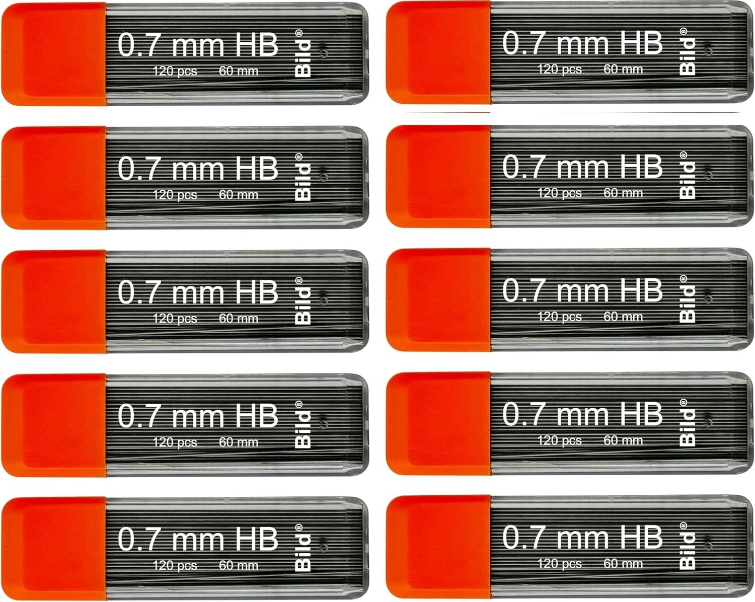Smooth-Flowing 0.7 mm HB Mega Lead Refills – Perfect for Writing and Coloring