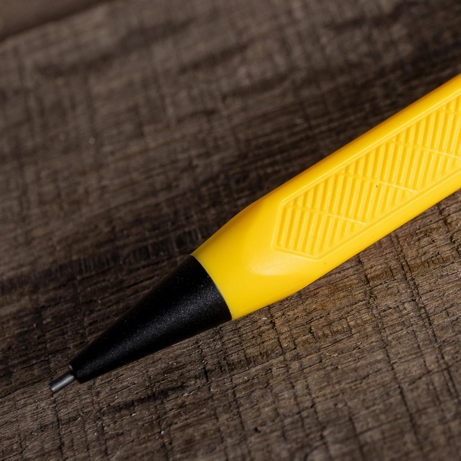 Weatherproof Mechanical Pencil, Yellow, Black, Orange Barrel